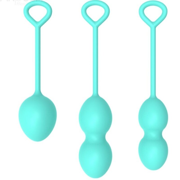 Anabiosis Vaginalhantel 3 Stufen Grün von Armony Wearables | Fesselliebe.de