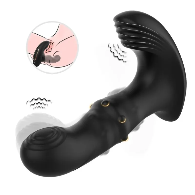 Anal-Prostata-Vibrator mit Fernbedienung Schwarz von Armony Anal | Fesselliebe.de