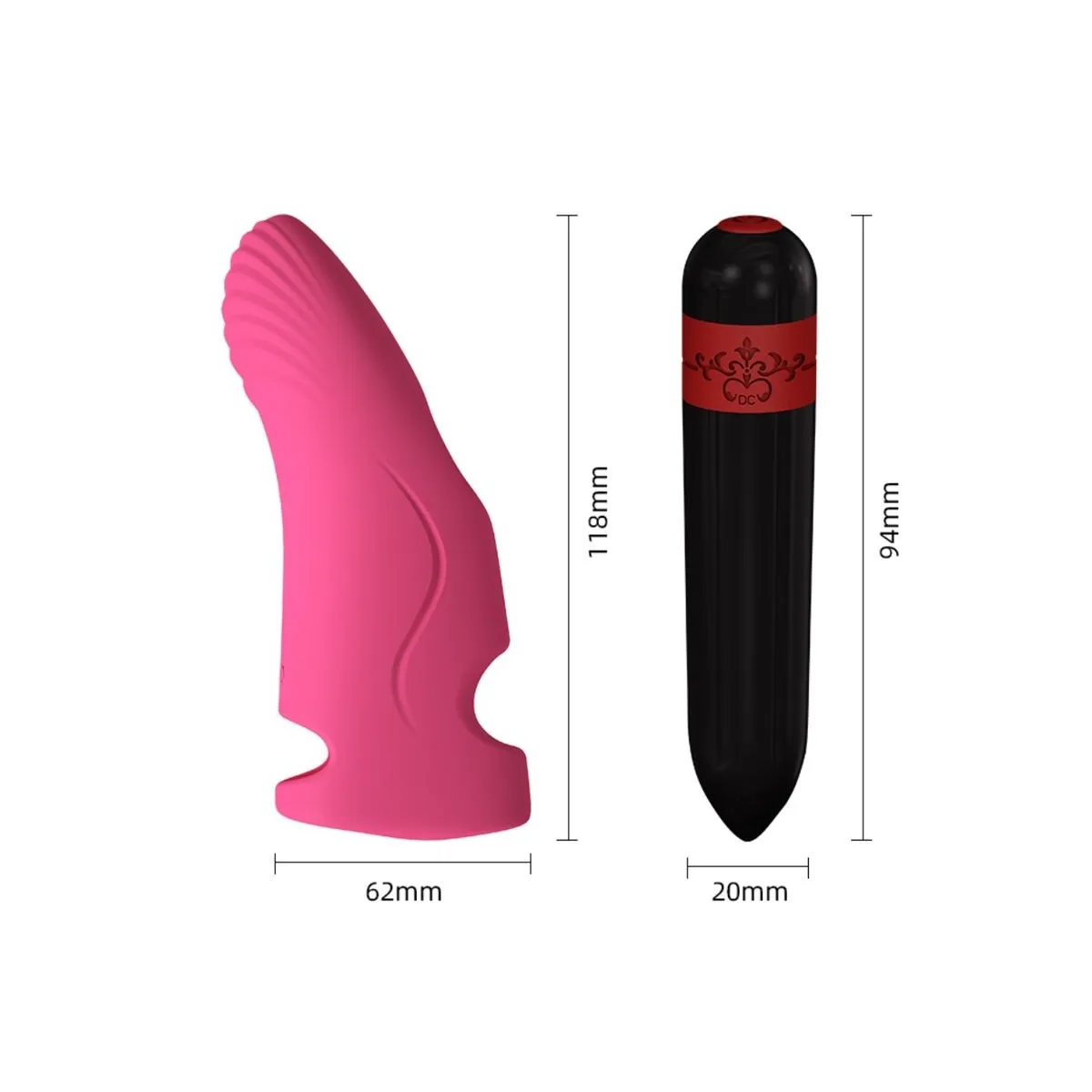 Aurora Vibrator Finger Fuchsia von Armony Vibrators | Fesselliebe.de