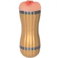 Bevis Doppel-Masturbator für Vagina & Mund ohne Vibration Gold von Armony For Him