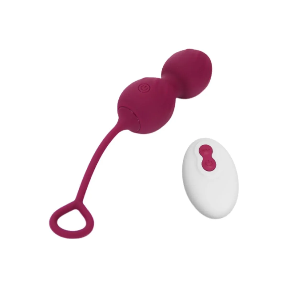 Blossoms Vaginal Hantel Vibration mit Fernbedienung 10 Vibrationen Dunkelrot von Armony Vibrators | Fesselliebe.de