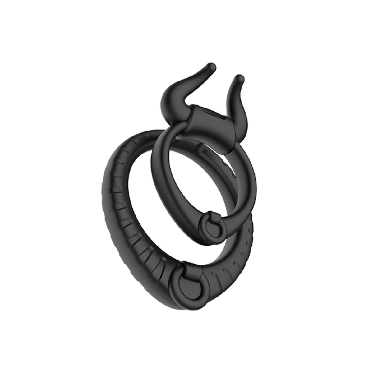 Bulls Pasion Ring Schwarz von Armony For Him | Fesselliebe.de