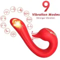 Delfin Vibrator Multiposition & Wärmeeffekt Rot von Armony Vibrators