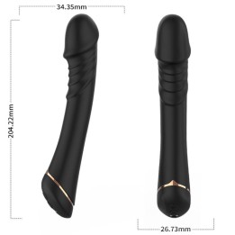Dildo Vibrator Silikon Schwarz von Armony Vibrators | Fesselliebe.de