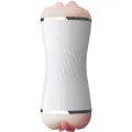 Doppelter Vagina- und Mund-Weißer Masturbator von Armony For Him