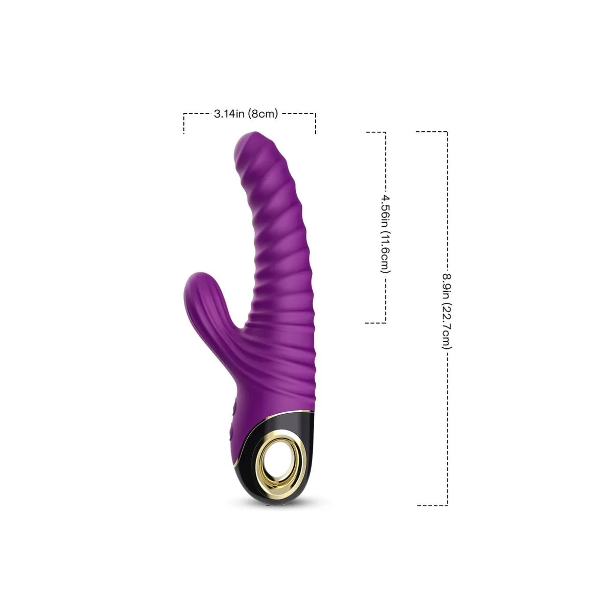 Eternity Vibrator Silikon Lila von Armony Vibrators | Fesselliebe.de