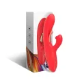 G-Punkt- und Klitoris-Stimulator-Vibrator mit Oszillierender Zunge Rot von Armony Vibrators