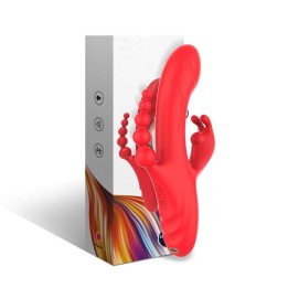 G-Punkt- und Klitoris-Stimulator-Vibrator Rot von Armony Vibrators | Fesselliebe.de