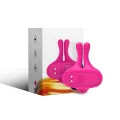 Rabbitform Vibration Magnetische Nippelklemmen Rosa von Armony Stimulators