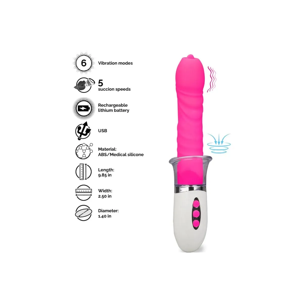 Liberty Vibrator & Stiefen mit der Zunge von Armony Vibrators | Fesselliebe.de