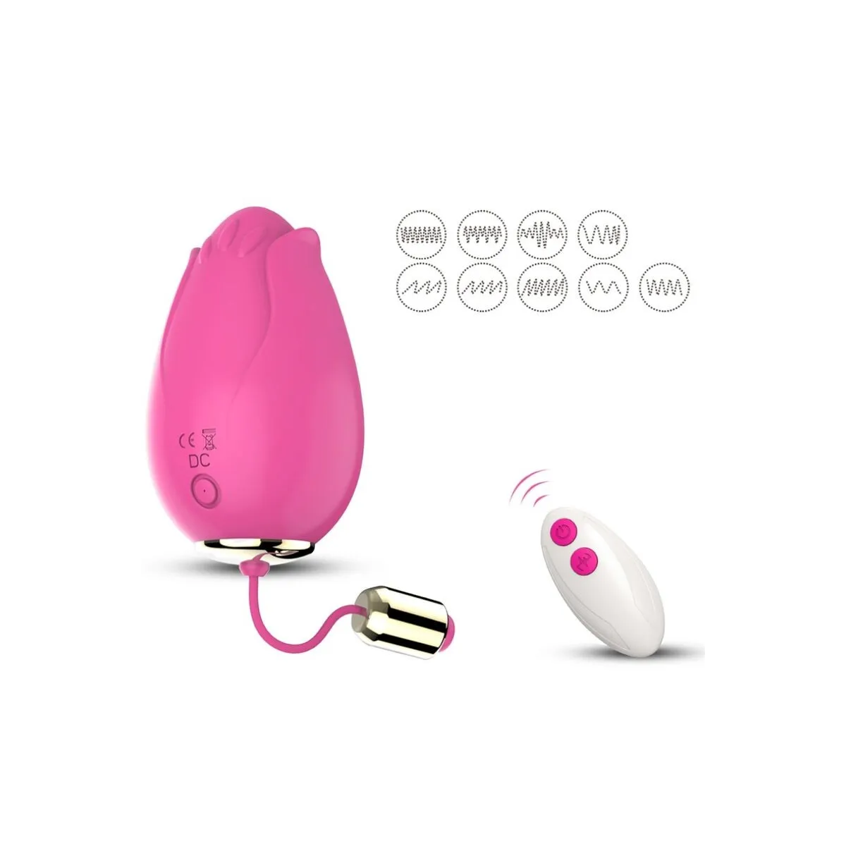 Mandala Eivibrator G-Spot mit Fernbedienung Fuchsia von Armony Stimulators | Fesselliebe.de