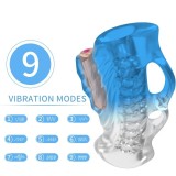 Masturbator Finger & Vibrator Blauer Gradient von Armony For Him | Fesselliebe.de