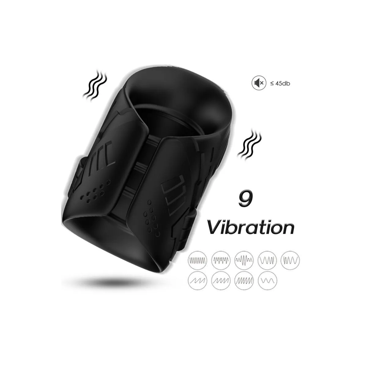 Masturbator & Vibrator Schwarz von Armony For Him | Fesselliebe.de