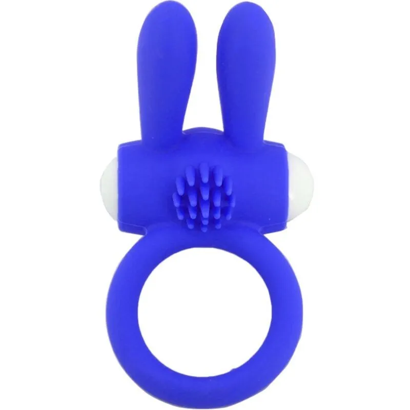 Mr Bunny Vibratorring Silikon Blau von Armony For Him | Fesselliebe.de