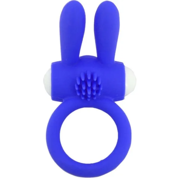 Mr Bunny Vibratorring Silikon Blau von Armony For Him | Fesselliebe.de