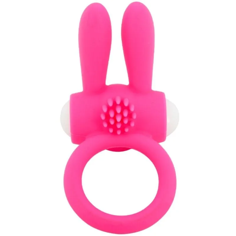 Mr Bunny Vibratorring Silikon Rosa von Armony For Him | Fesselliebe.de