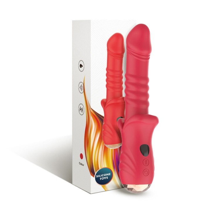 Point A Stimulierender Vibratordildo Rot von Armony Vibrators | Fesselliebe.de