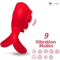 Ringvibrator Herz Rot von Armony For Him