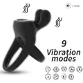 Ringvibrator Rabbit Schwarz von Armony For Him