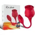 Rosa Klitoris-Sauger & Vibrator 10 Modi Rot von Armony Stimulators