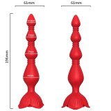 Rosa Vibrator Pagoda & Anal Plug Rot von Armony Anal | Fesselliebe.de