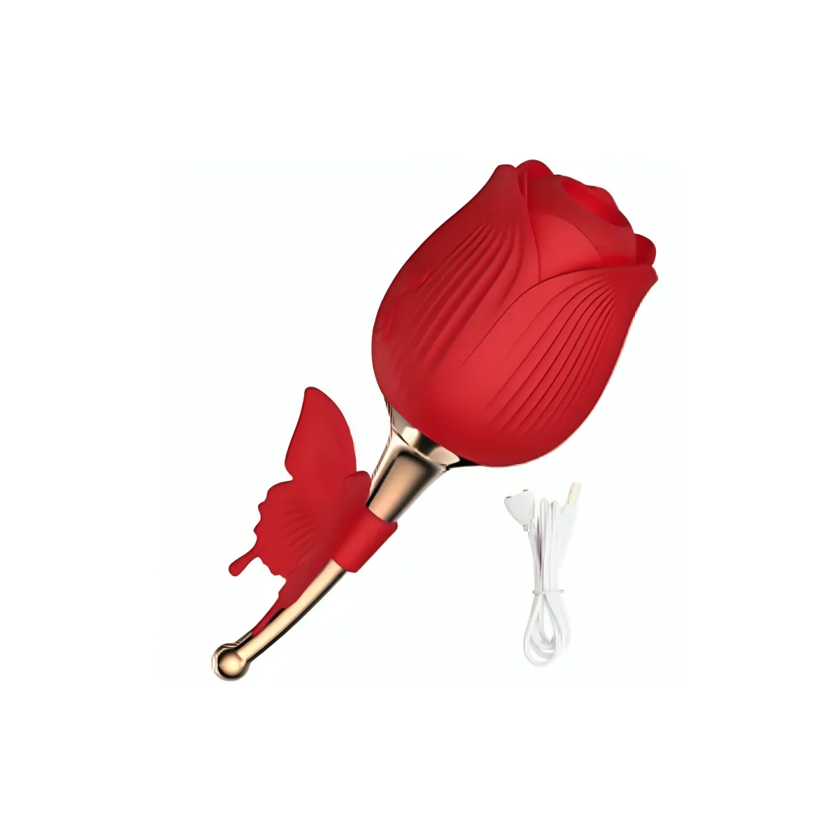 Schmetterlings-Blumensauger Rot von Armony Stimulators | Fesselliebe.de