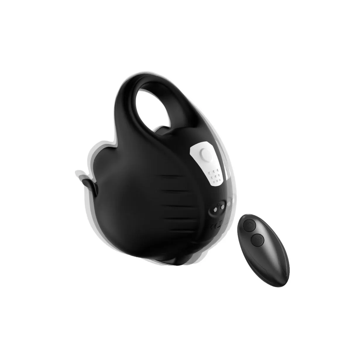 Schröpfen Vibratorring mit Fernbedienung Schwarz von Armony For Him | Fesselliebe.de