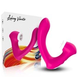 Secretkiss Lecken Vibrierende Klitoris & Vibrator Gebogenes Fuchsia von Armony Stimulators | Fesselliebe.de