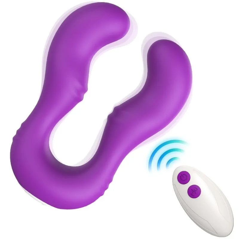 Seraph Vibrator Doppelte mit Fernbedienung Lila von Armony Vibrators | Fesselliebe.de