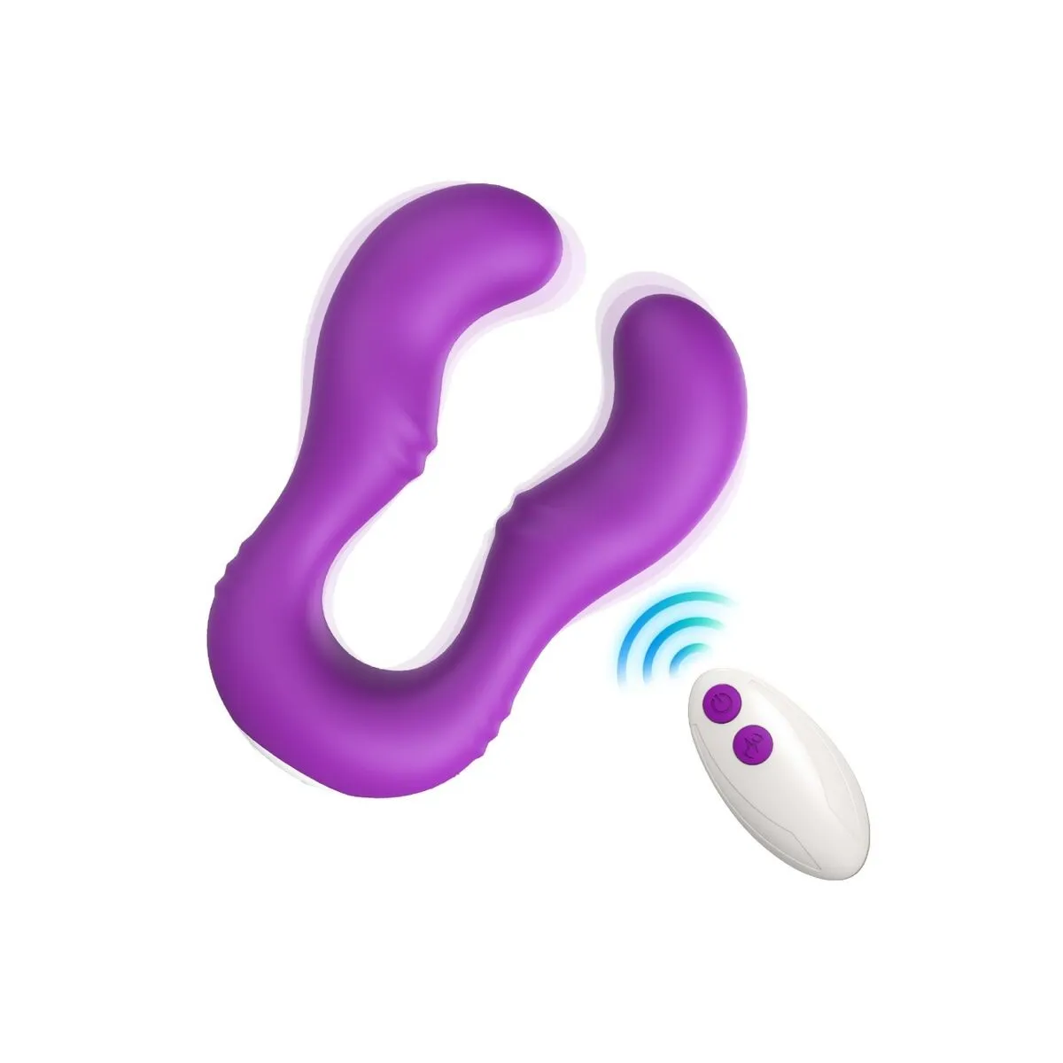 Seraph Vibrator Doppelte mit Fernbedienung Lila von Armony Vibrators | Fesselliebe.de