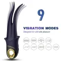 Shadow Vibrator Doppelkopf Teasing Blau von Armony Vibrators