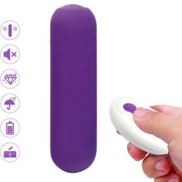 Splash Joie Vibrator Bullet Silikon mit Fernbedienung 10 Vibrationen 75 X 19 cm Lila von Armony Stimulators | Fesselliebe.de