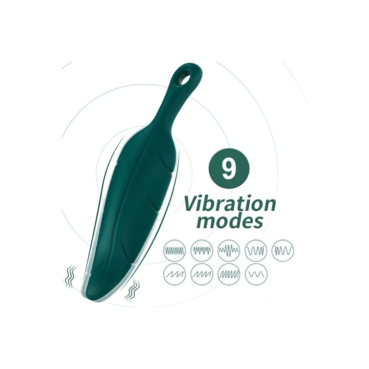 Stimulator & Vibrator Blattgrün von Armony Stimulators | Fesselliebe.de