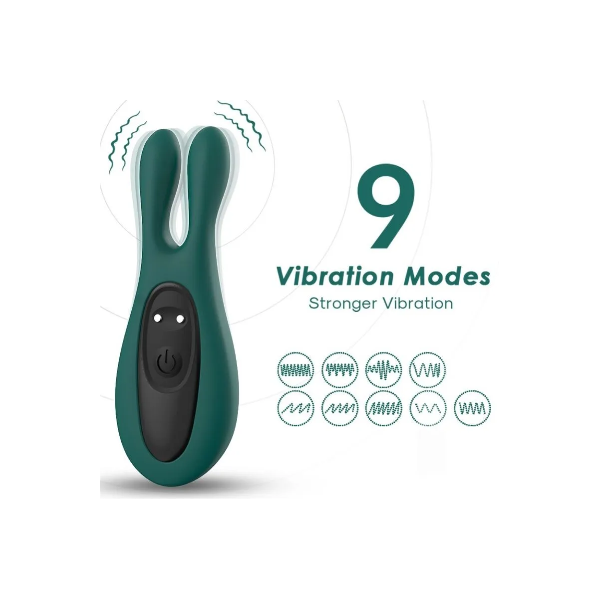 Stimulator & Vibrator Rabbit Grün von Armony Stimulators | Fesselliebe.de