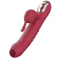Suck Vibrator & Sauger mit Stimulierender Zunge Burgund von Armony Vibrators