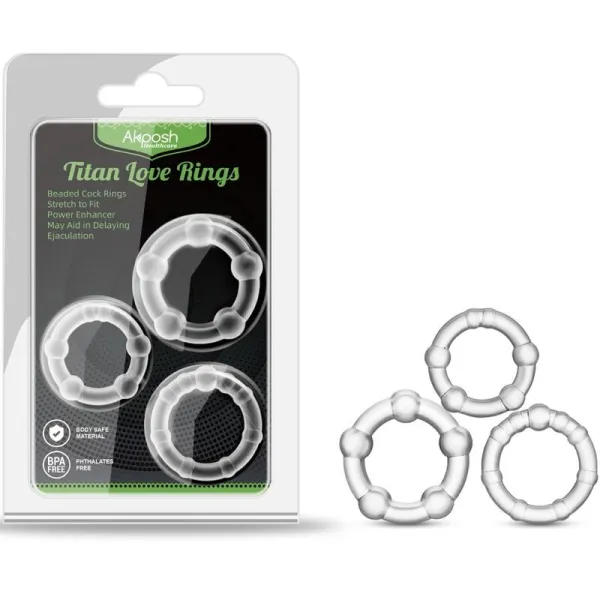 Titan Love Perlenring Fleisch von Armony For Him | Fesselliebe.de