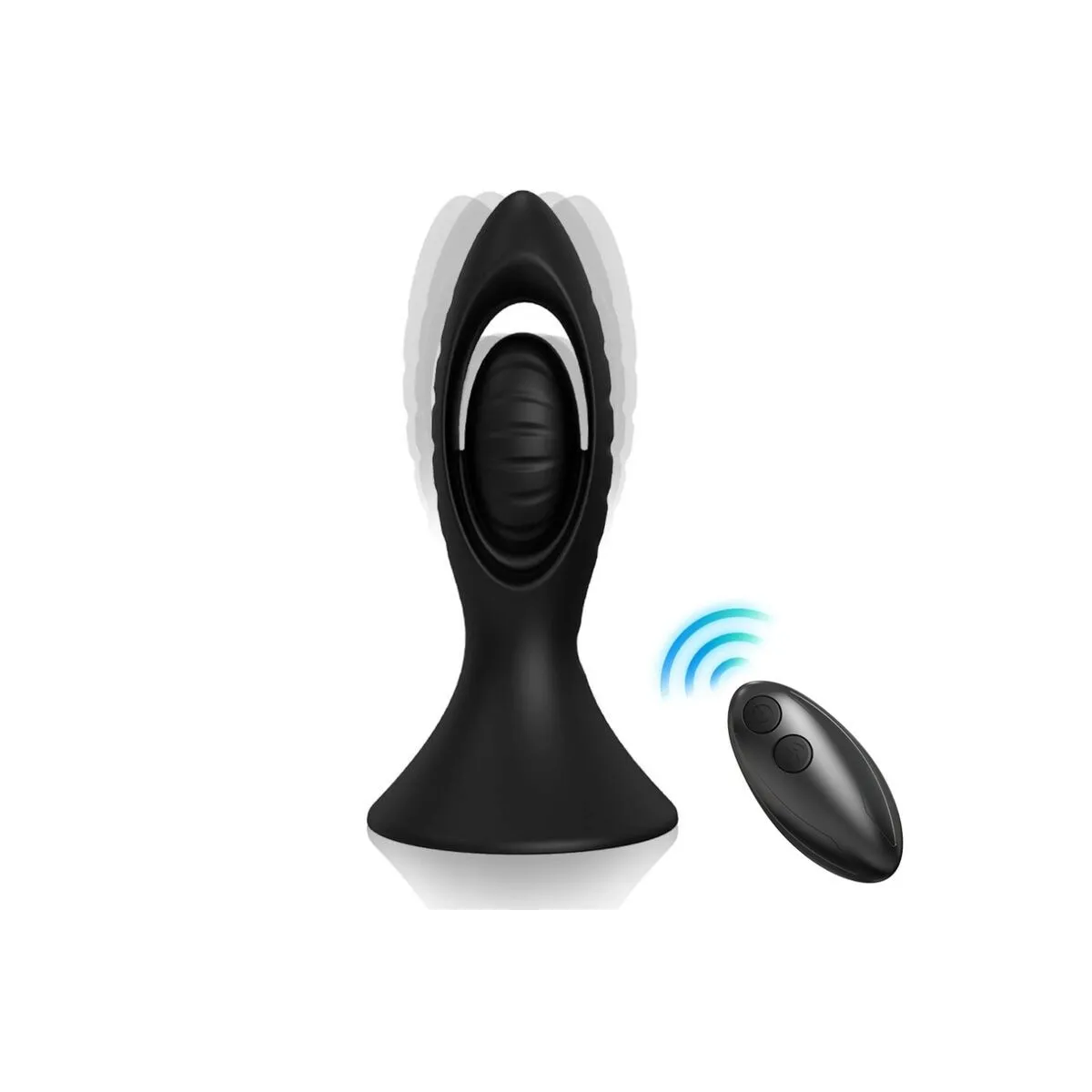 Vibrator & Analplug Silikon Schwarz von Armony Anal | Fesselliebe.de