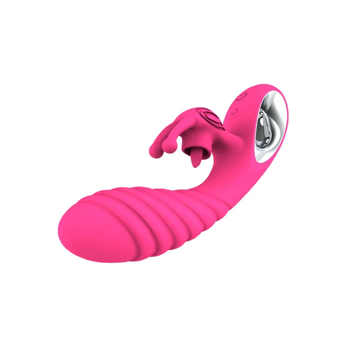 Vicky Rabbit Vibrator mit Fuchsia-Zugringzunge von Armony Vibrators | Fesselliebe.de