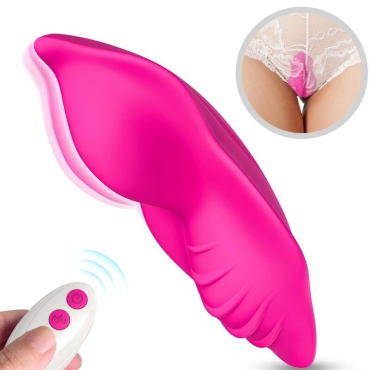 Whisper Tragbares Höschen Vibrator mit Fernbedienung Fuchsia von Armony Wearables | Fesselliebe.de