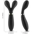 Y-Wand Massager & Vibrator Doppelkopf Schwarz von Armony Massagers