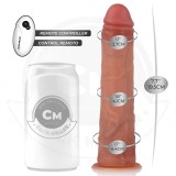 Hyperrealistischer Dildo mit Saugnäpfen und Stossfunktion mit Fernbedienung 19,5 cm von Cock Miller | Fesselliebe.de
