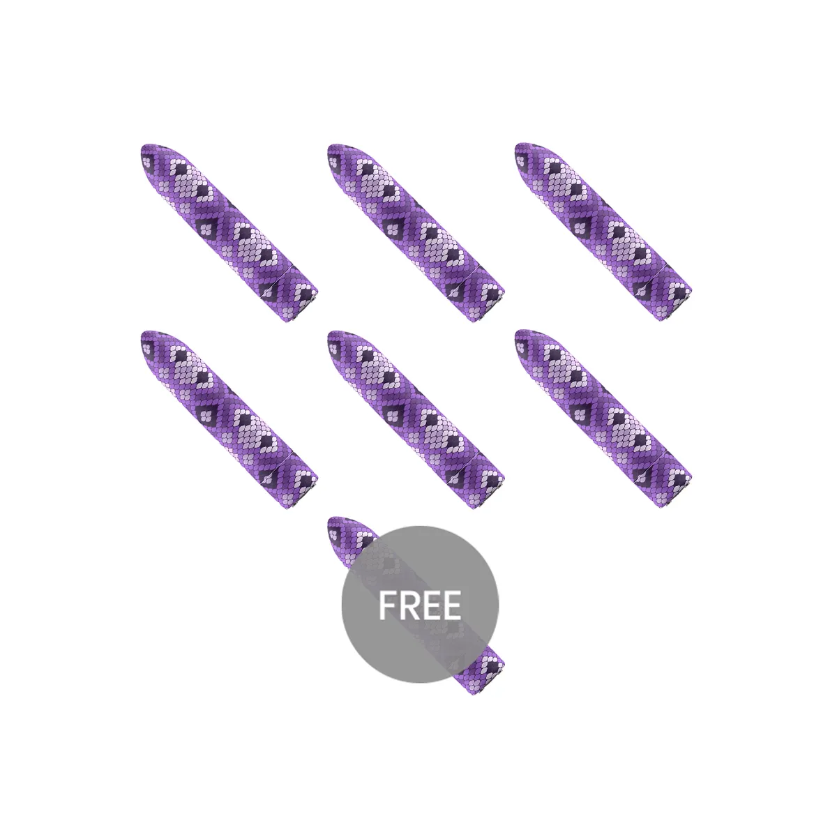 Wiederaufladbare Schlange Lila Magnetkugel 10 Intensitäten 6 + 1 Kostenlos von Custom Bullets | Fesselliebe.de