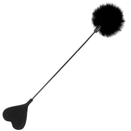 Schwarze Liebefederpeise 40 cm von Darkness Sensations | Fesselliebe.de