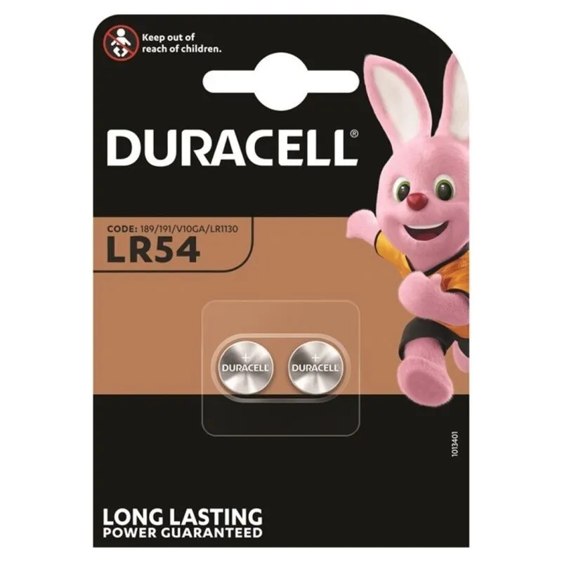 Alkaline Knopfbatterie Lr54 Lr1130 Ag10 1,5v 2 Einheit von Duracell | Fesselliebe.de