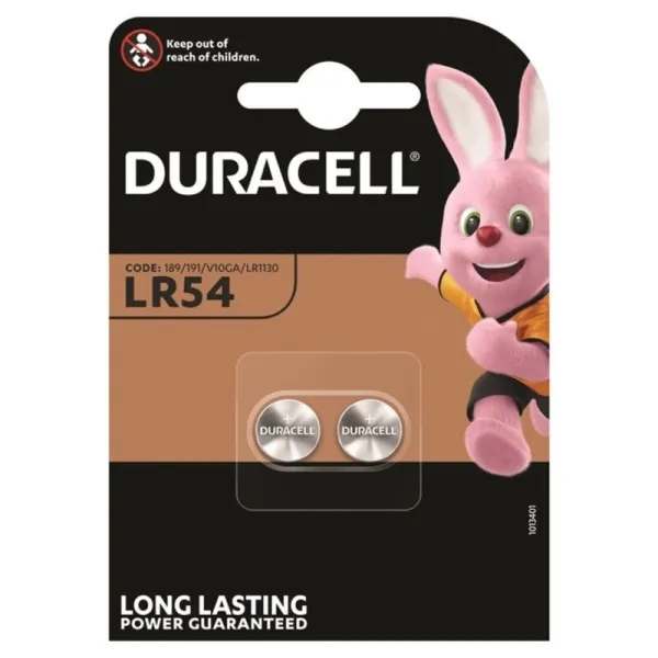 Alkaline Knopfbatterie Lr54 Lr1130 Ag10 1,5v 2 Einheit von Duracell | Fesselliebe.de