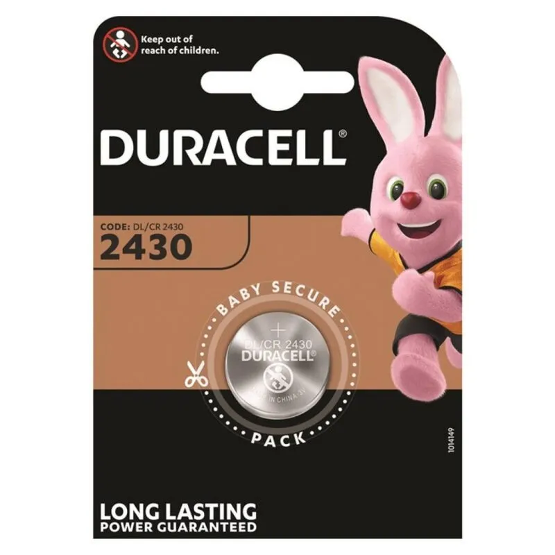 Knopfbatterie Litio Cr2430 3v 1 Einheit von Duracell | Fesselliebe.de