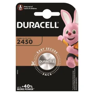 Knopfbatterie Litio Cr2450 3v 1 Einheit von Duracell | Fesselliebe.de