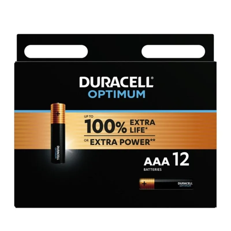 Optimum 200 Alkaline Batterie Aaa Lr03 12 Einheit von Duracell | Fesselliebe.de