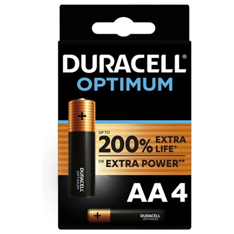 Optimum 200 Alkaline Batterie Aa Lr6 4 Einheit von Duracell | Fesselliebe.de