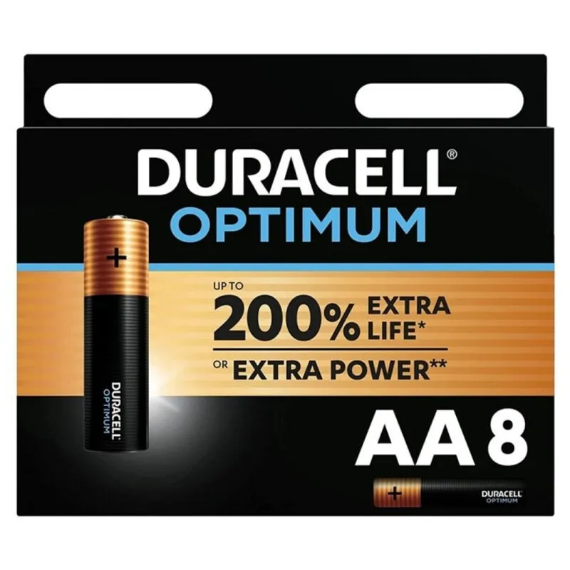 Optimum 200 Alkaline Batterie Aa Lr6 8 Einheit von Duracell | Fesselliebe.de
